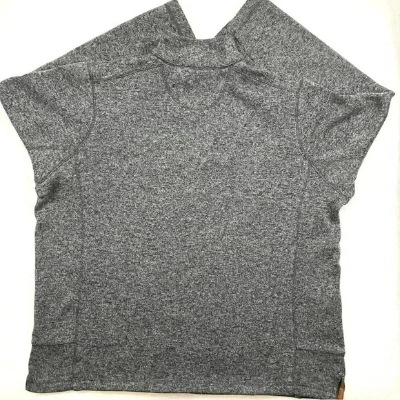 WOOLRICH Mens Drifter Fleece 1/4 Snap Pullover Grey Sweater Fleece Size XL - Picture 8 of 13